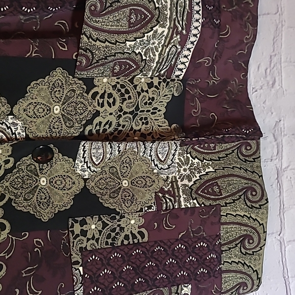 Vintage Boyfriend Boxy Blazer Jacket Single Button Made in USA Size Small - Picture 3 of 5